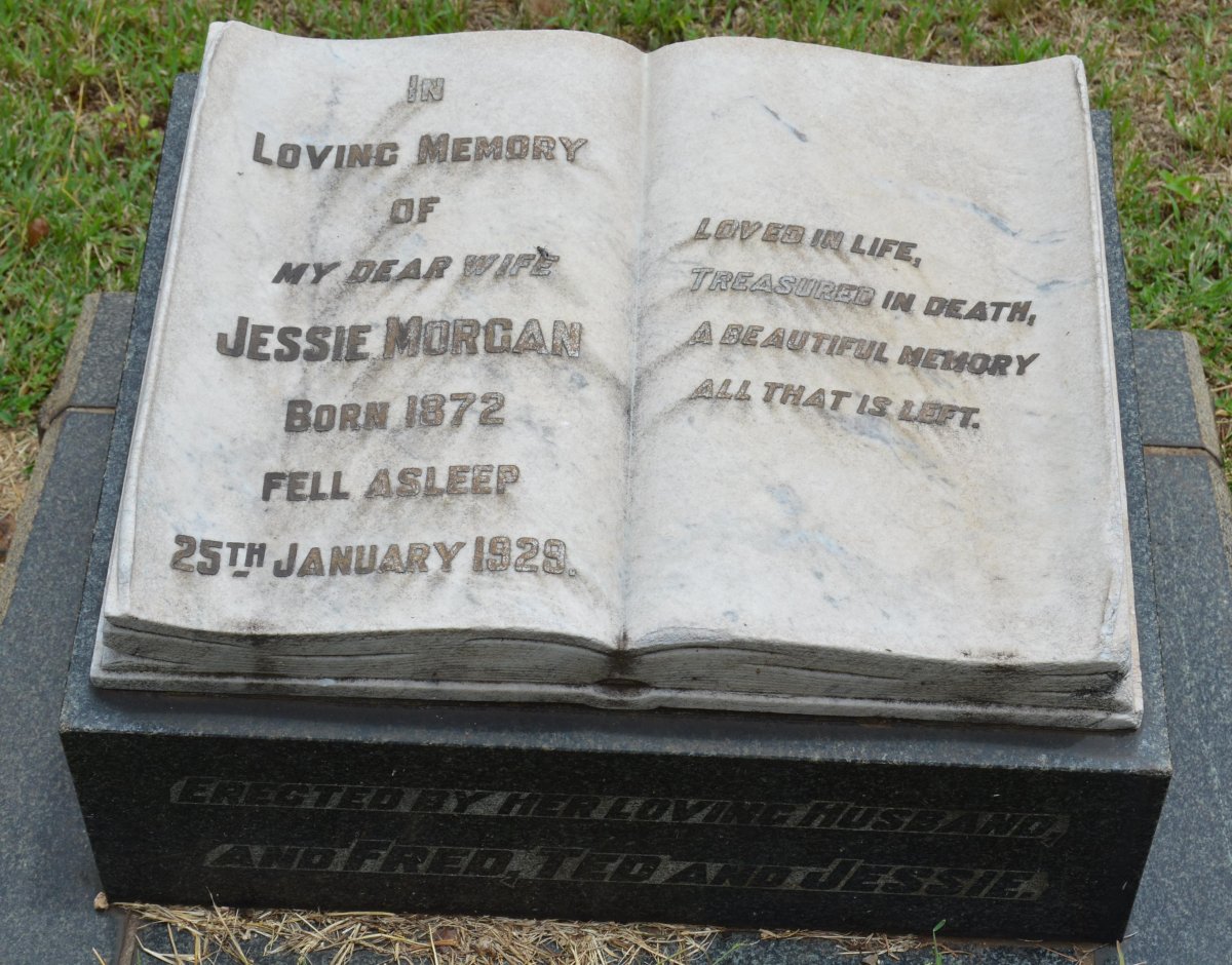 MORGAN Jessie 1872-1929 :: MORGAN Harry Egerton -1941