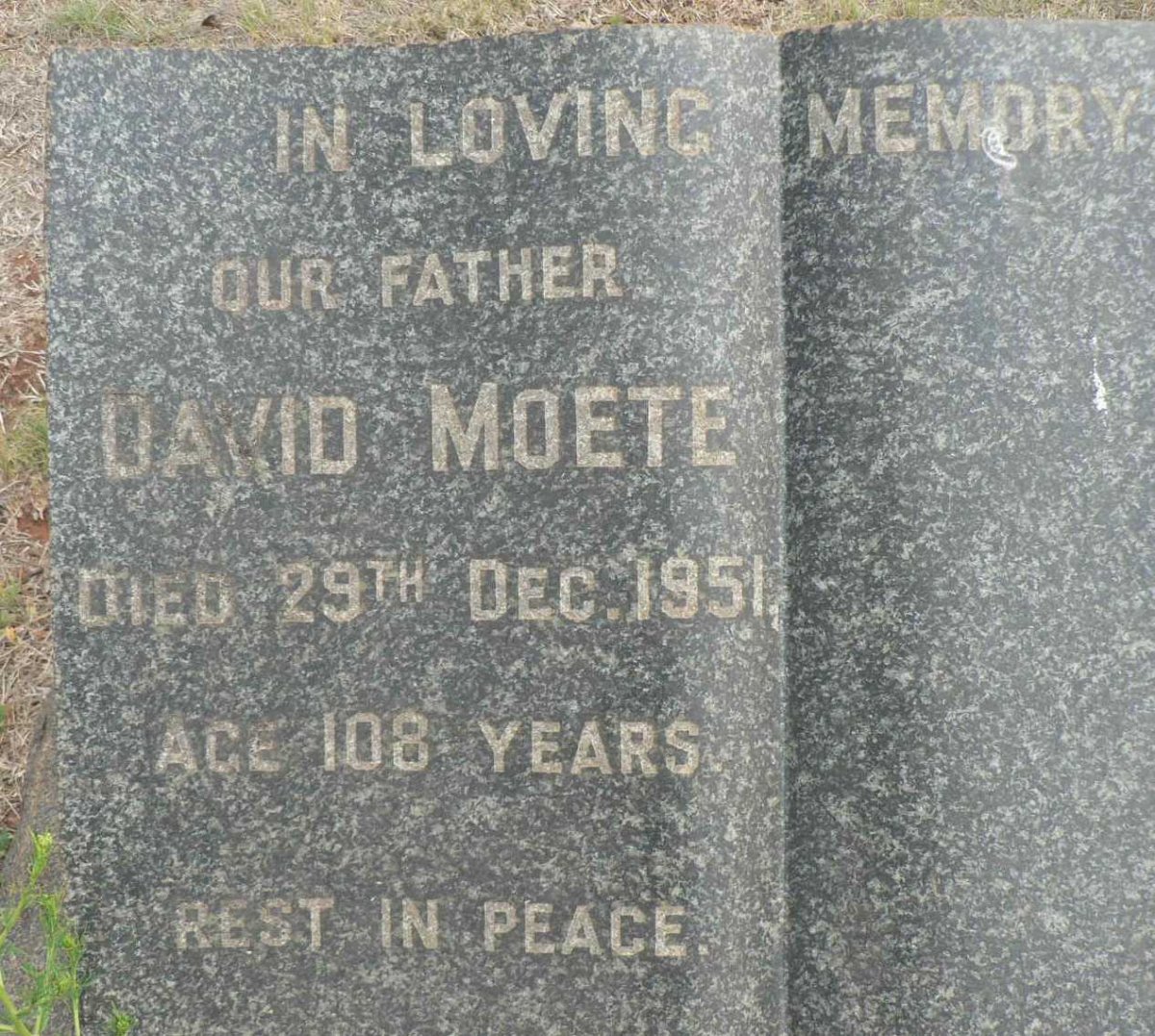 MOETE David -1951