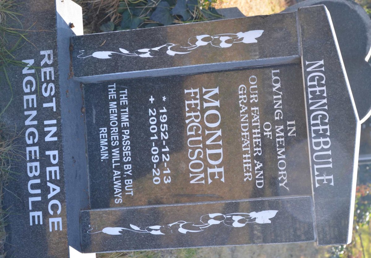 MONDE Ferguson 1952-2001
