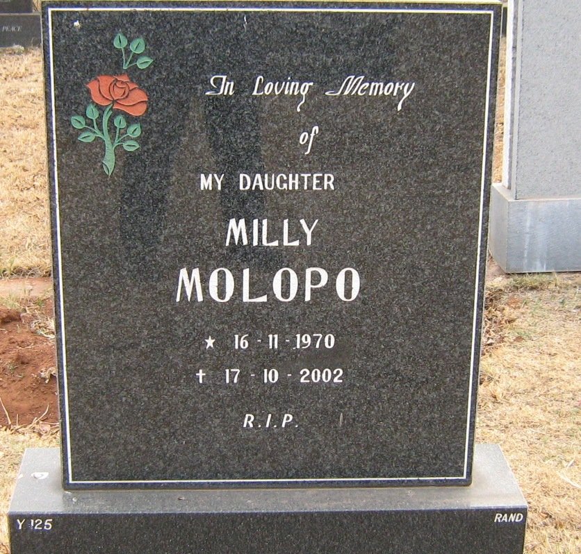 MOLOPO Milly 1970-2002
