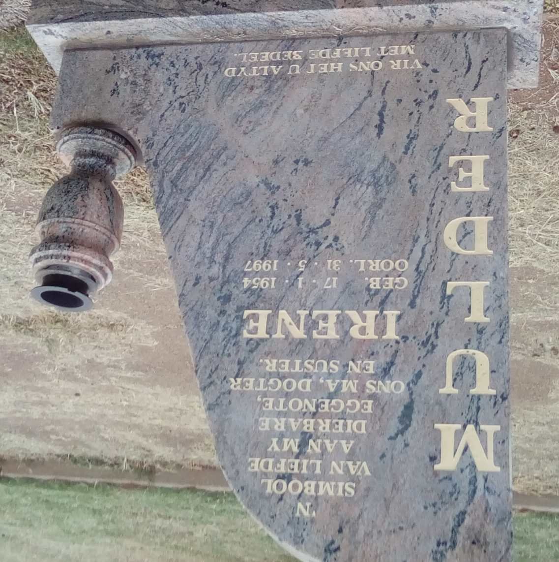 MULDER Irene 1954-1997