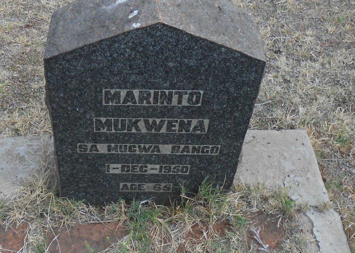 MUKWENA Marinto -1950
