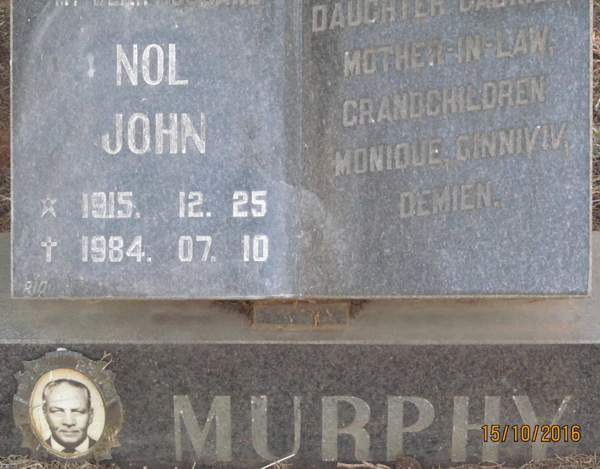 MURPHY Nol John 1915-1984