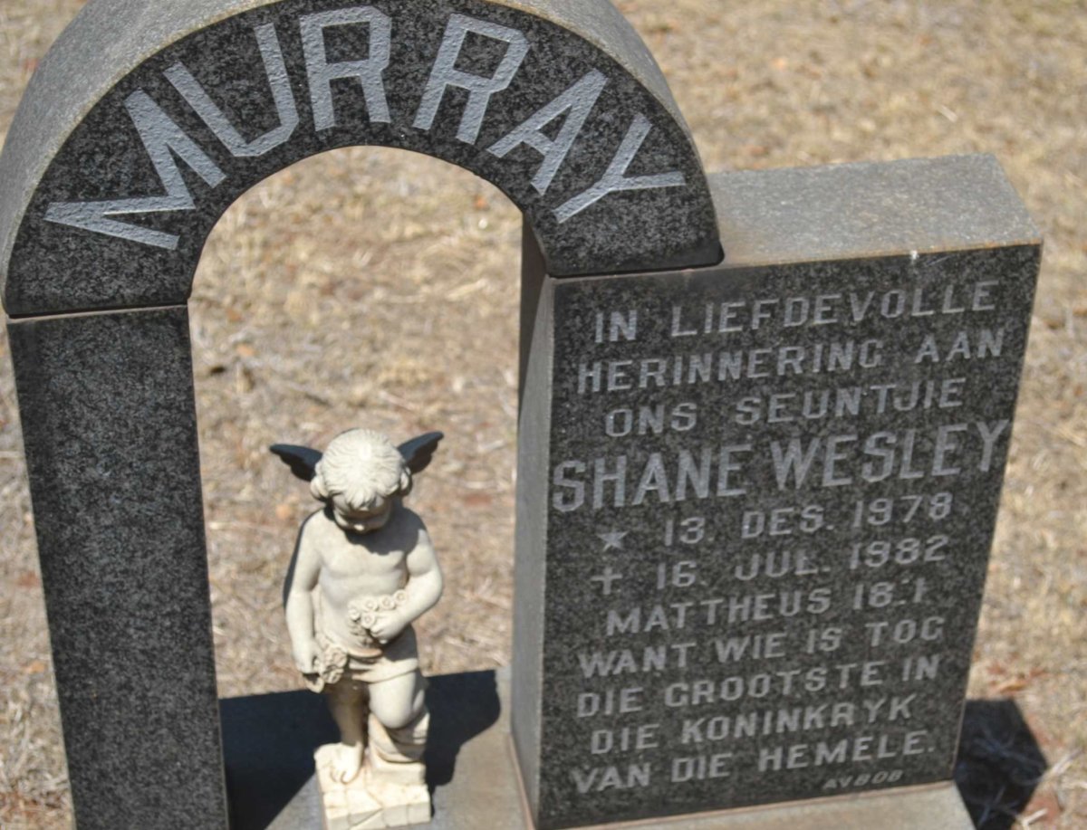 MURRAY Shane Wesley 1978-1982