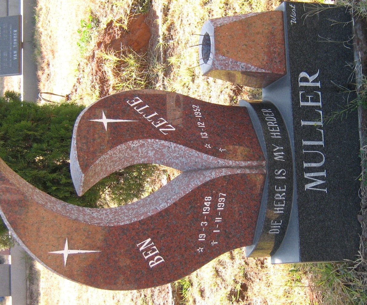 MULLER Ben 1948-1997 &amp; Zette 1952-