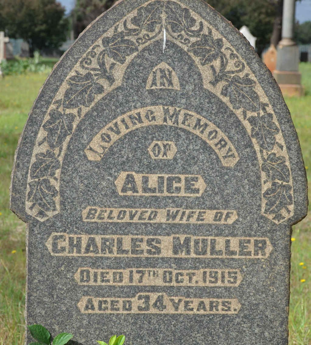 MULLER Alice -1915