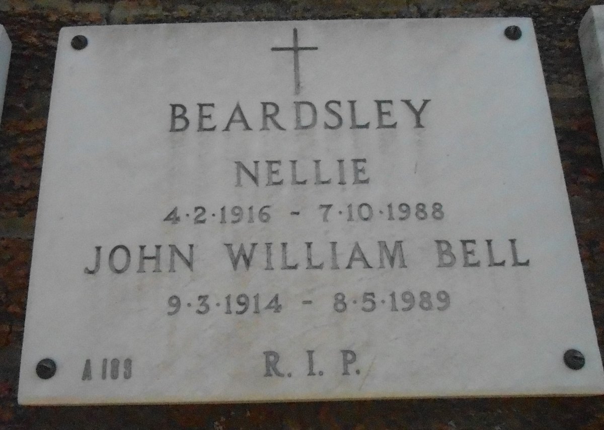 BEARDSLEY John William Bell 1914-1989 &amp; Nellie 1916-1988