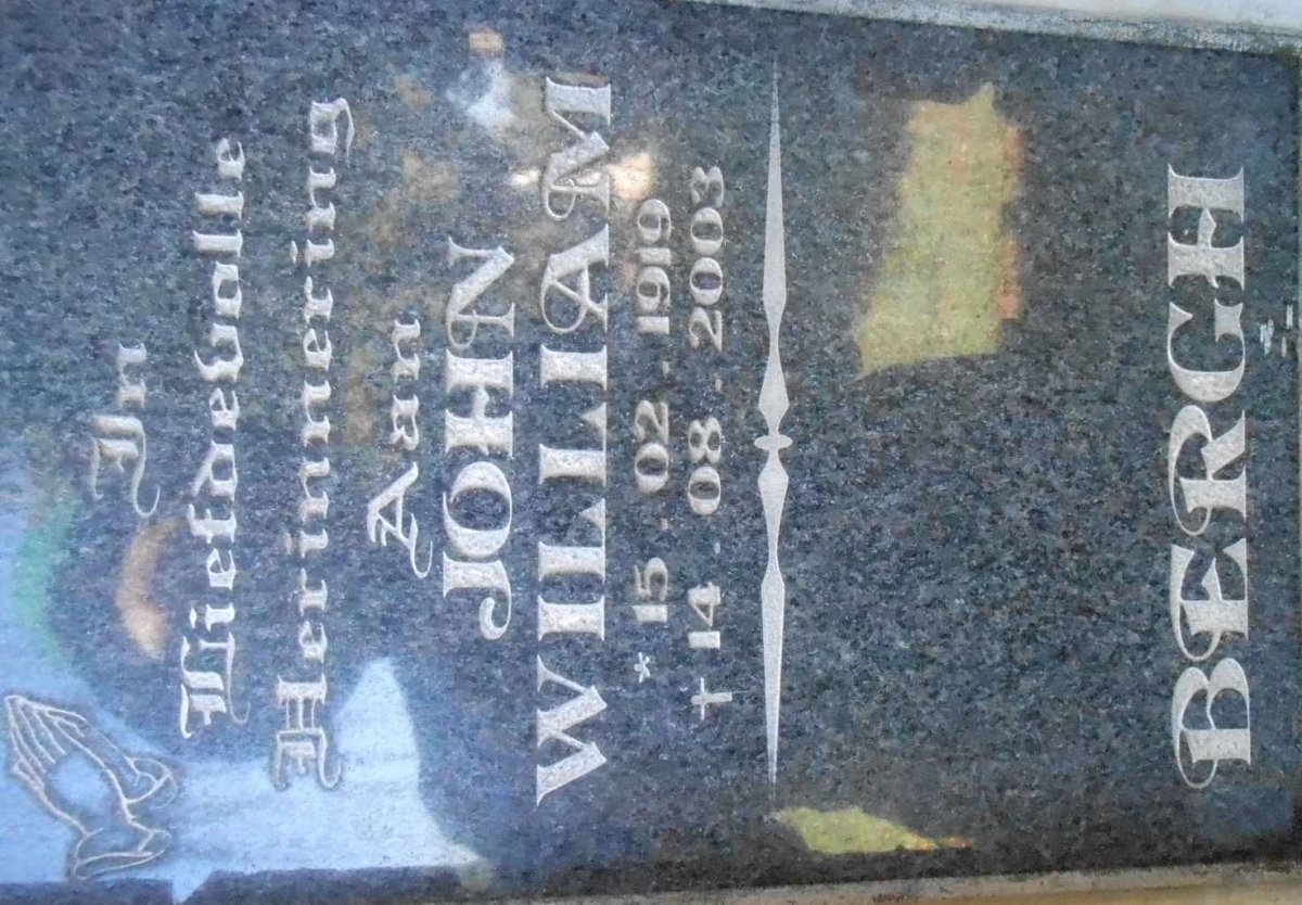 BERGH John William 1919-2003