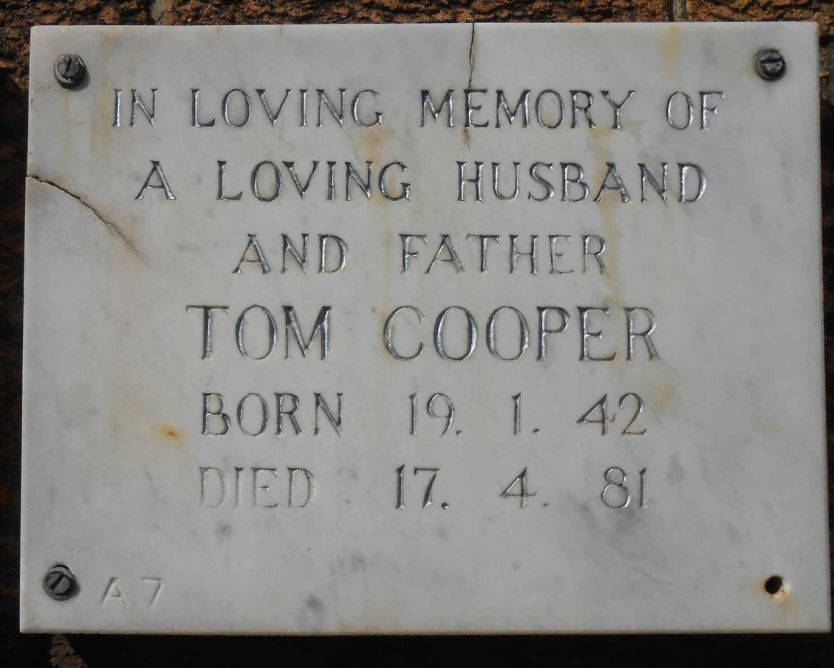 COOPER Tom 1942-1981