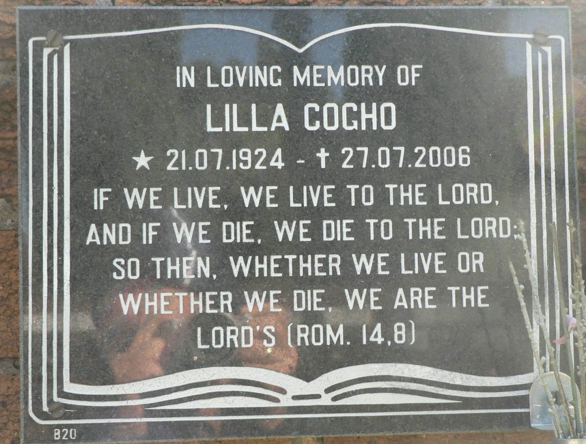 COGHO Lilla 1924-2006