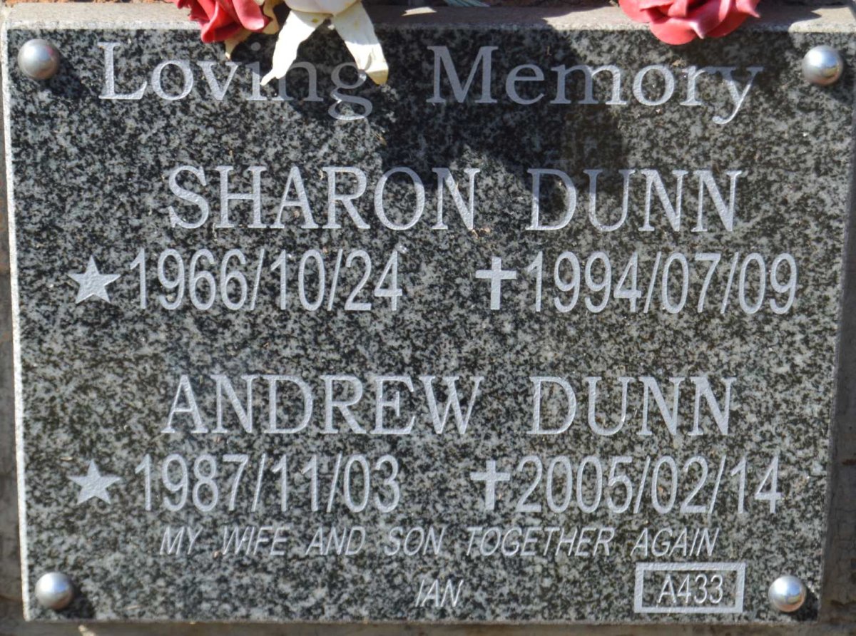 DUNN Sharon 1966-1994 :: DUNN Andrew 1987-2005