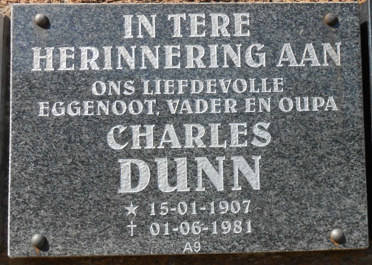 DUNN Charles 1907-1981