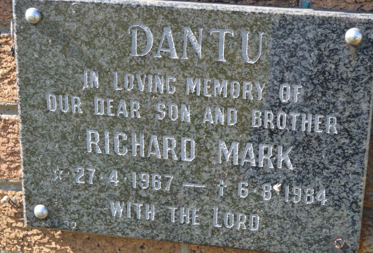 DANTU Richard Mark 1967-1984
