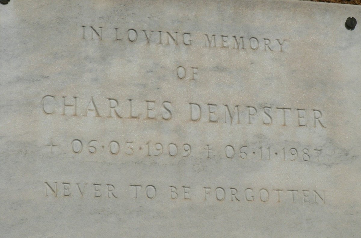 DEMPSTER Charles 1909-1987