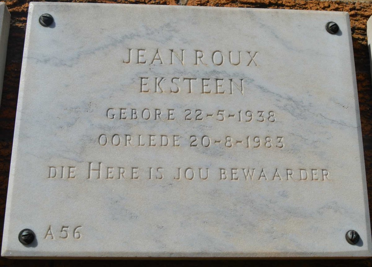 EKSTEEN Jean Roux 1938-1983