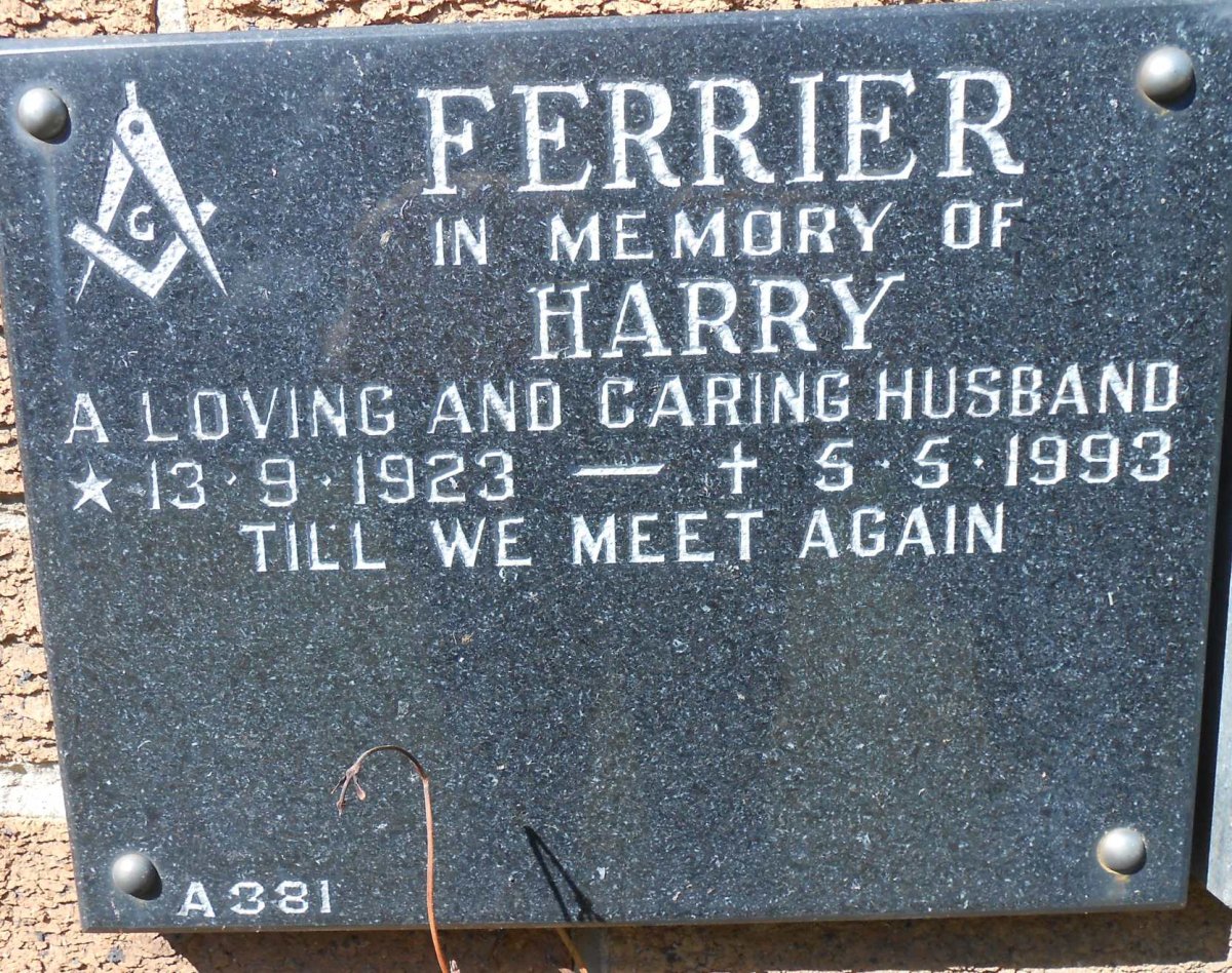 FERRIER Harry 1923-1993