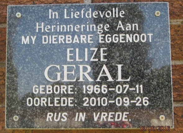 GERAL Elize 1966-2010