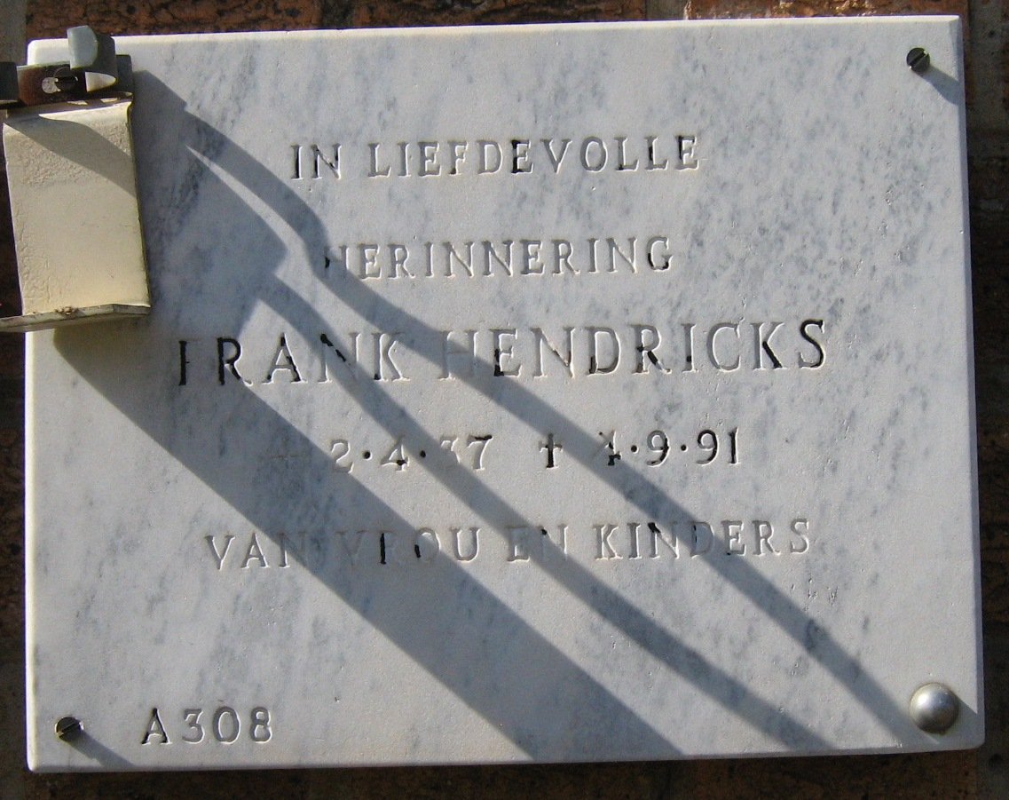 HENDRICKS Frank 1937-1991