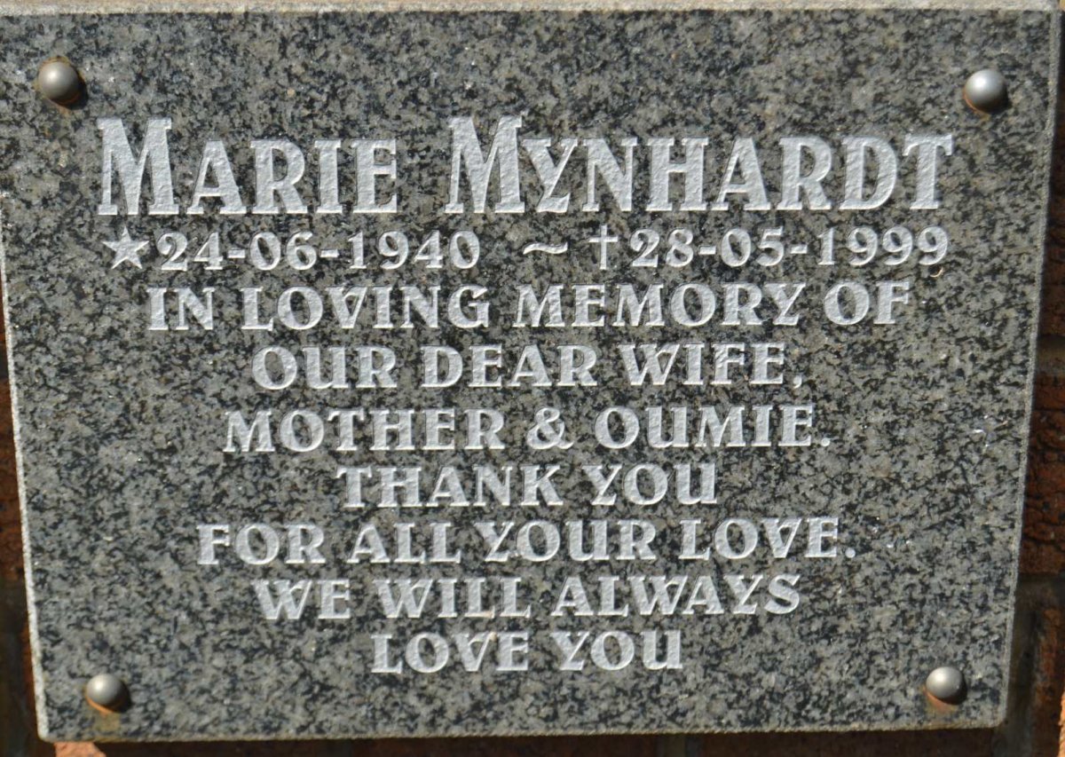MYNHARDT Marie 1940-1999