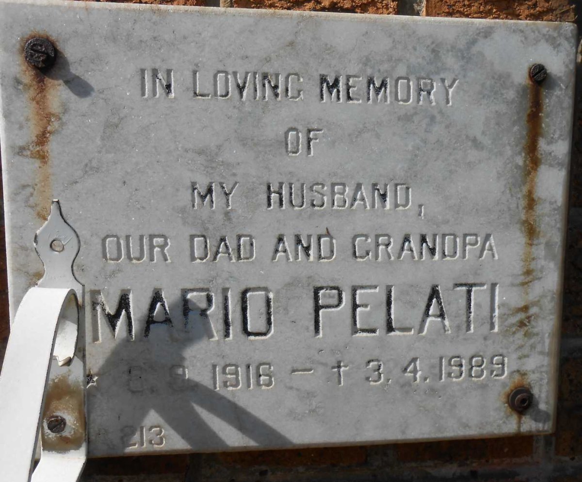 PELATI Mario 1916-1989