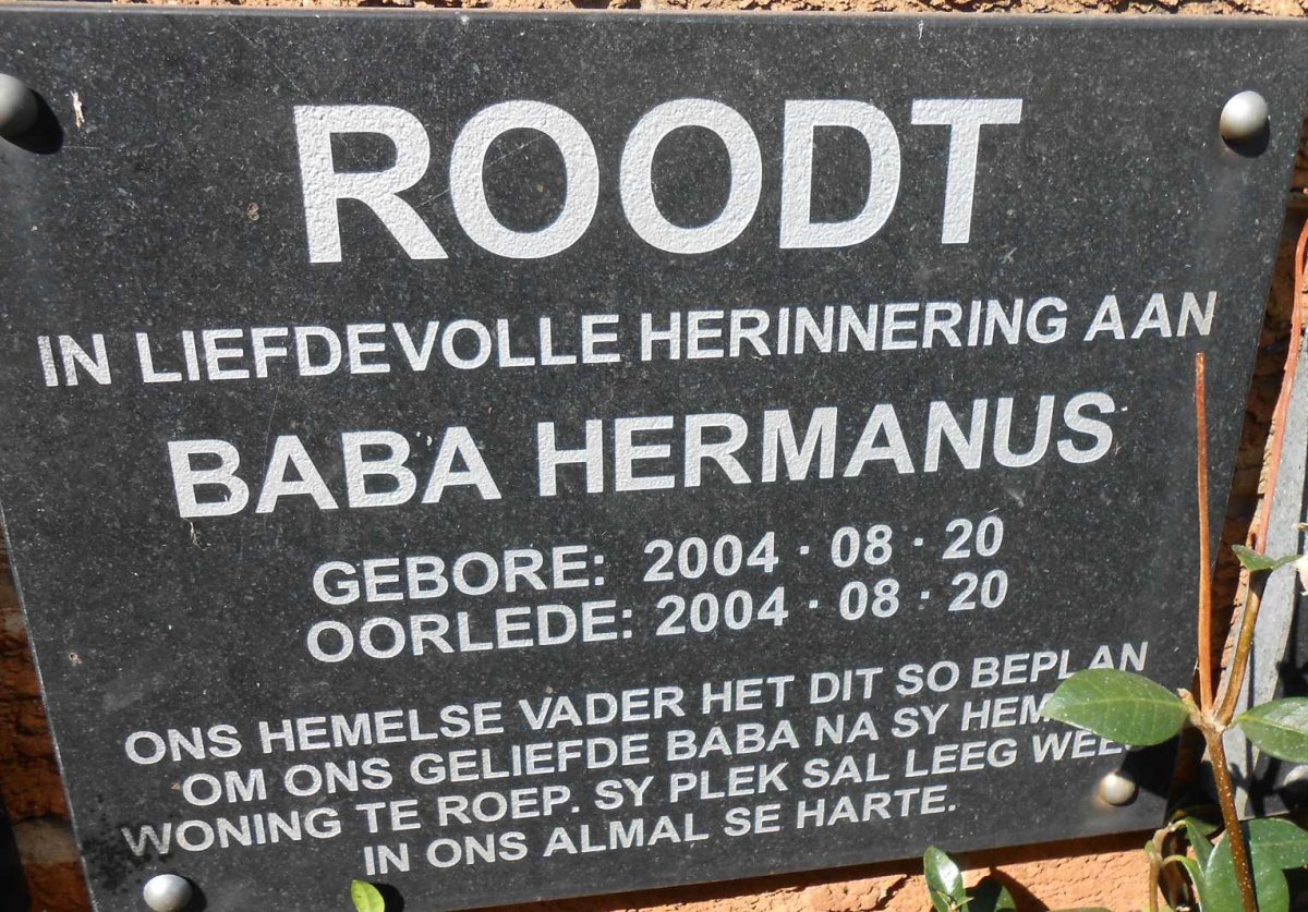 ROODT Hermanus 2004-2004