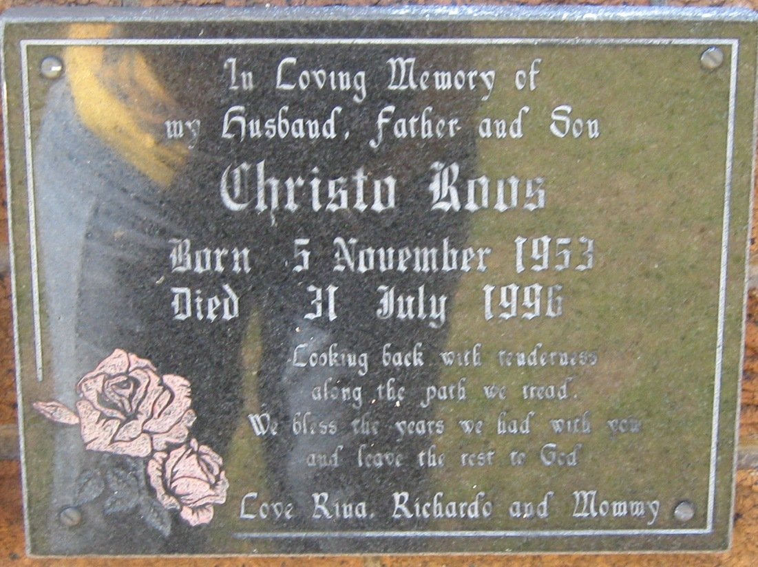 ROOS Christo 1953-1996