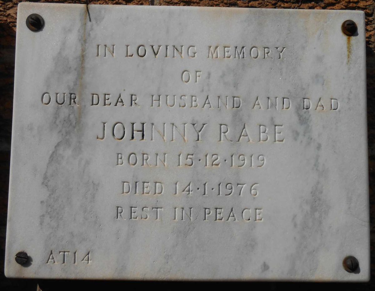 RABE Johnny 1919-1976