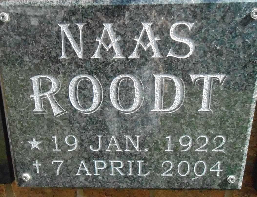 ROODT Naas 1922-2004
