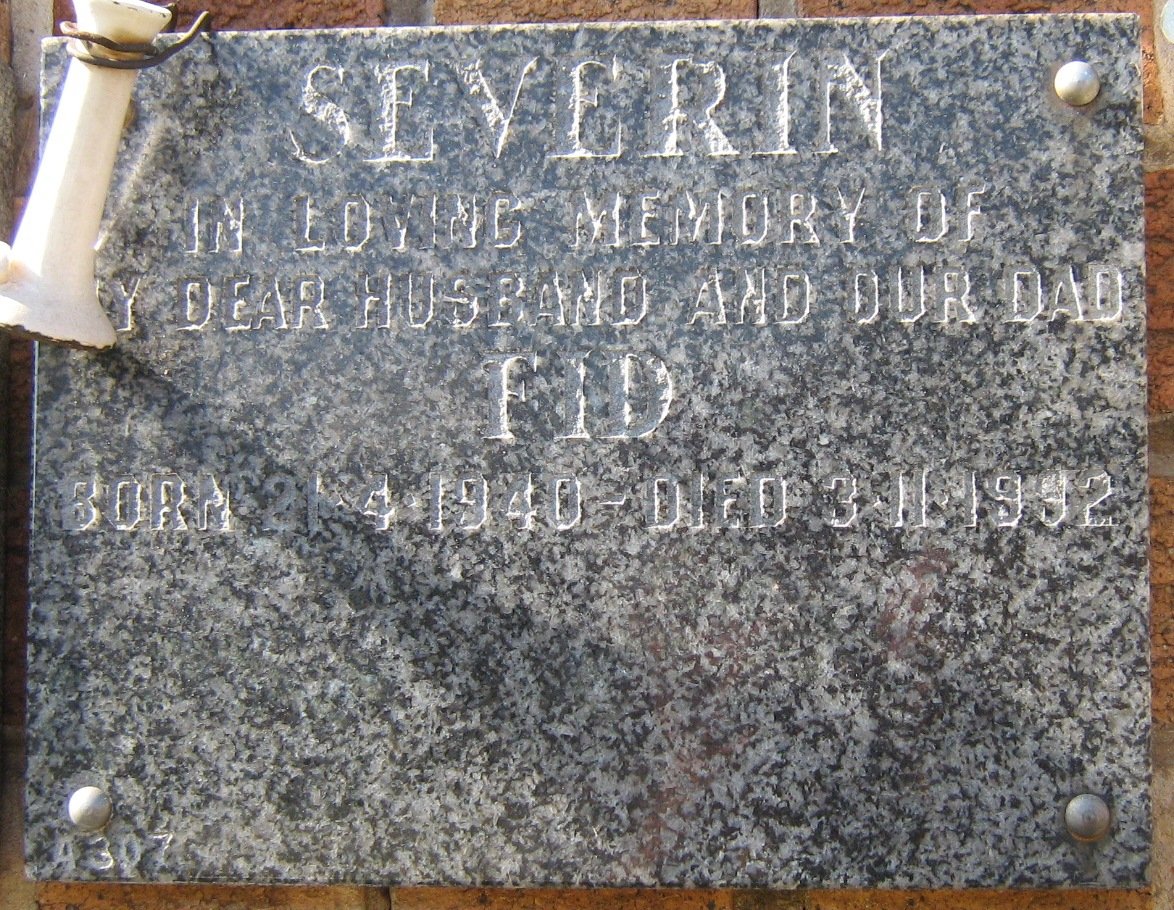 SEVERIN Fid 1940-1992