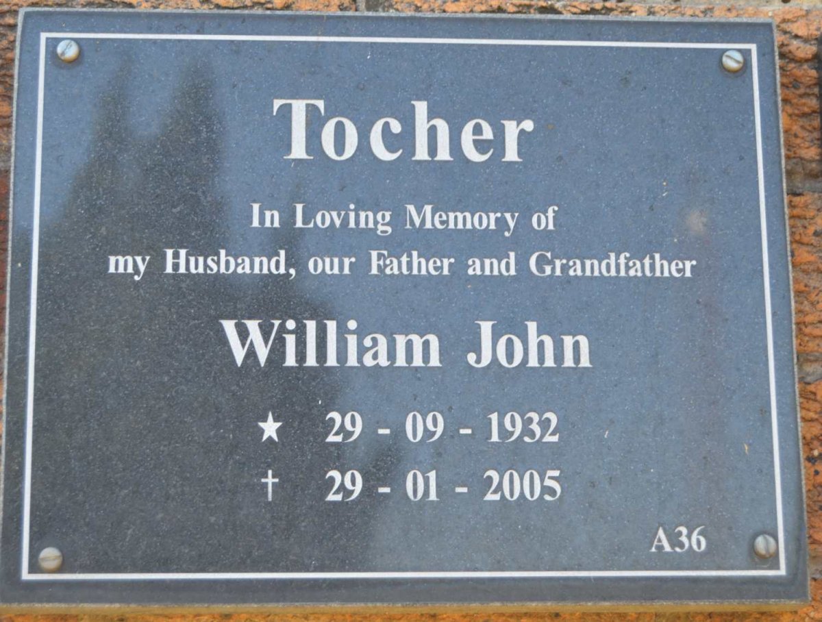 TOCHER William John 1932-2005