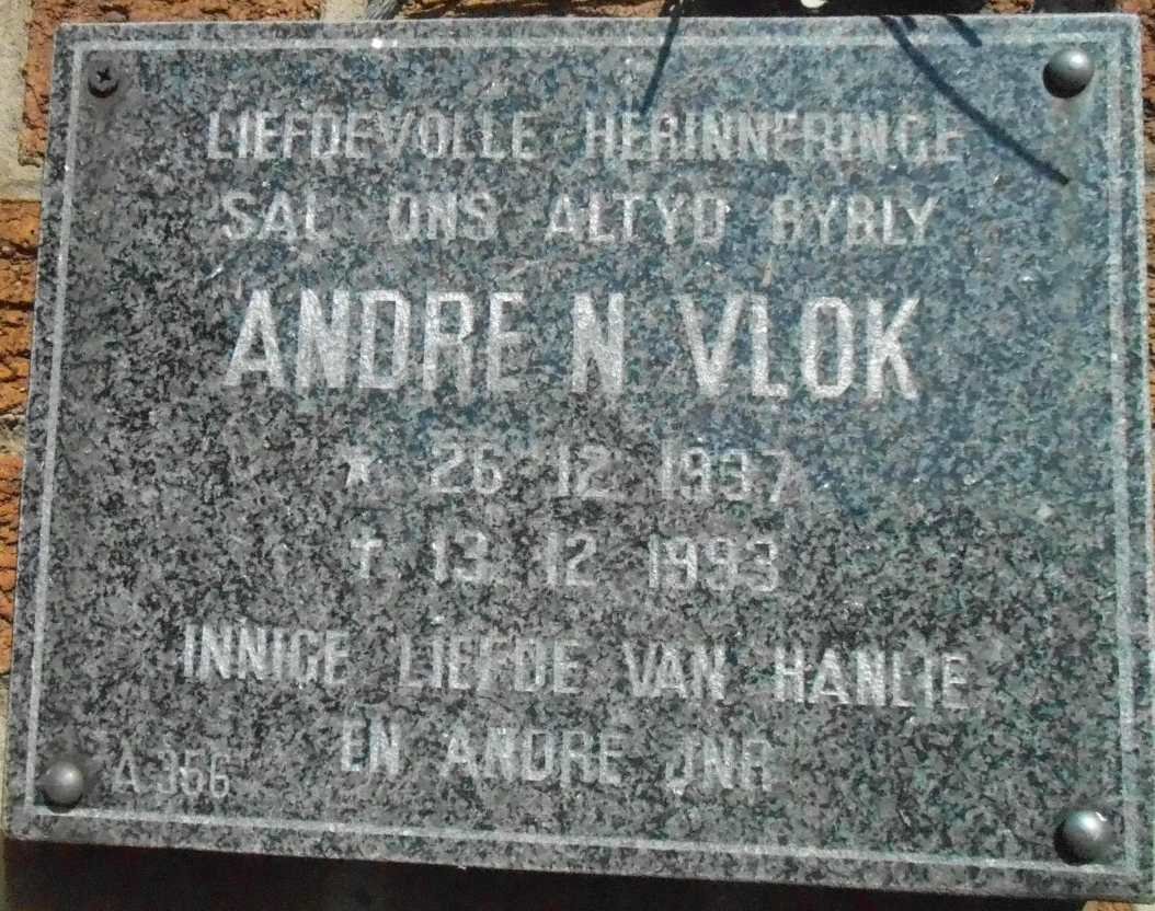 VLOK André N. 1937-1993
