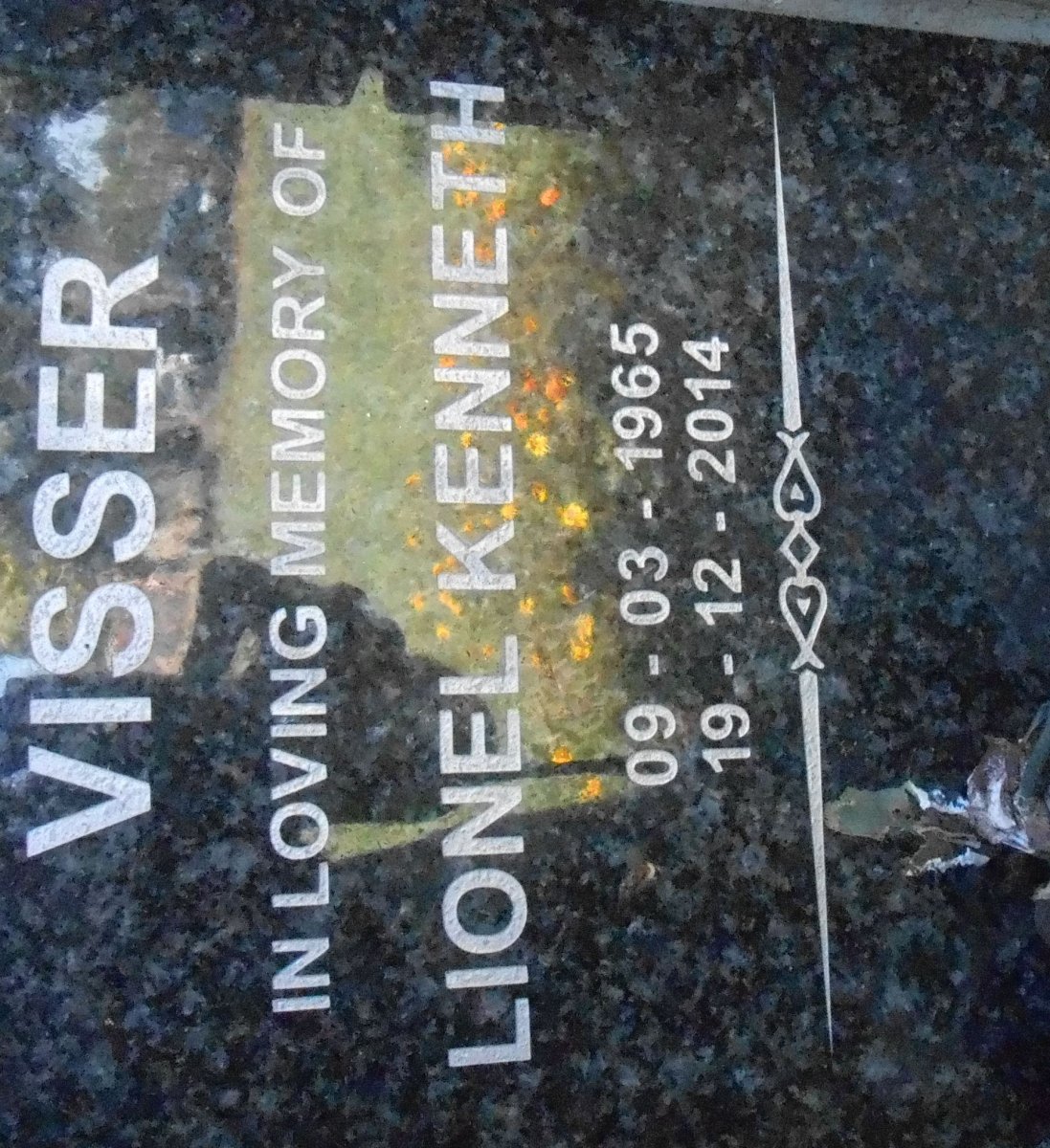 VISSER Lionel Kenneth 1965-2014