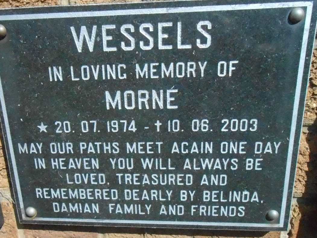 WESSELS Morné 1974-2003