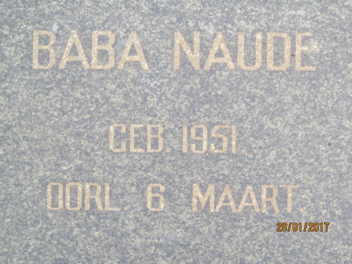 NAUDE Baba -1951