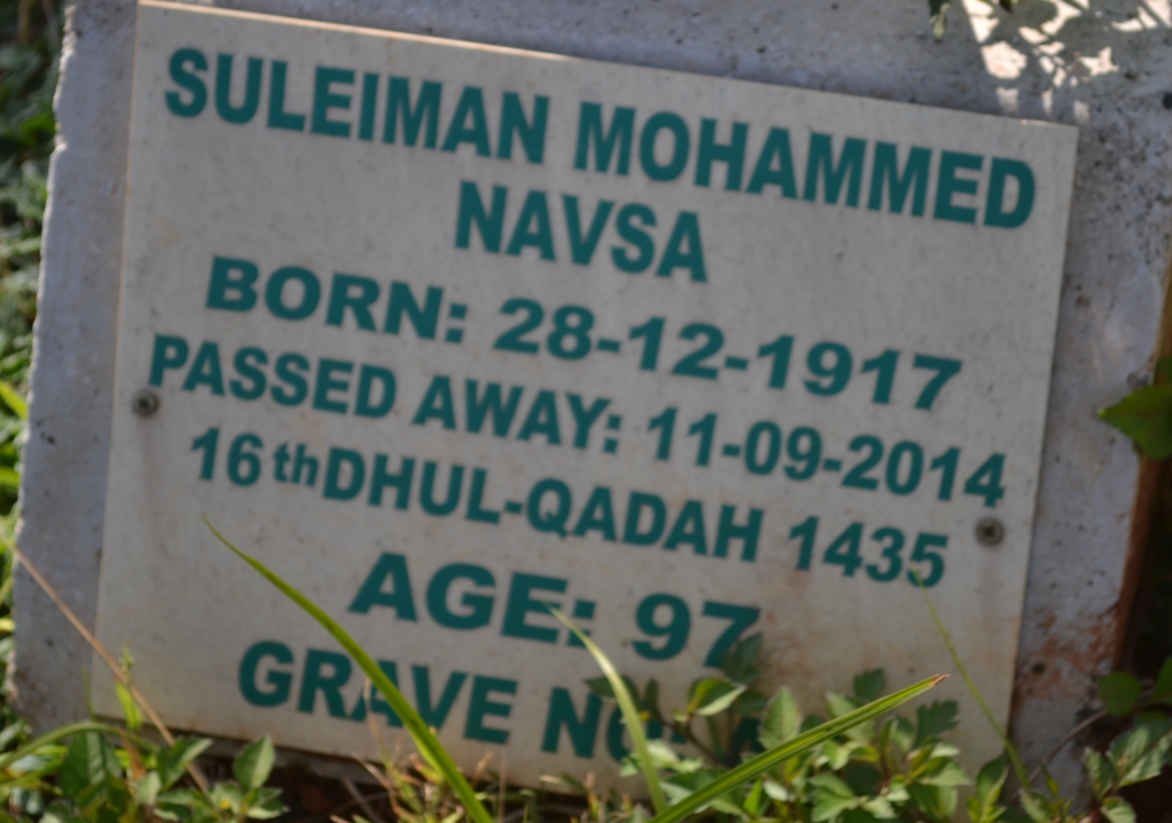 NAVSA Suleiman Mohammed 1917-2014