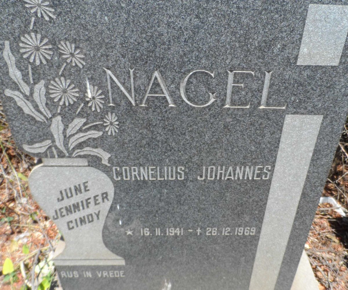 NAGEL Cornelius Johannes 1941-1969