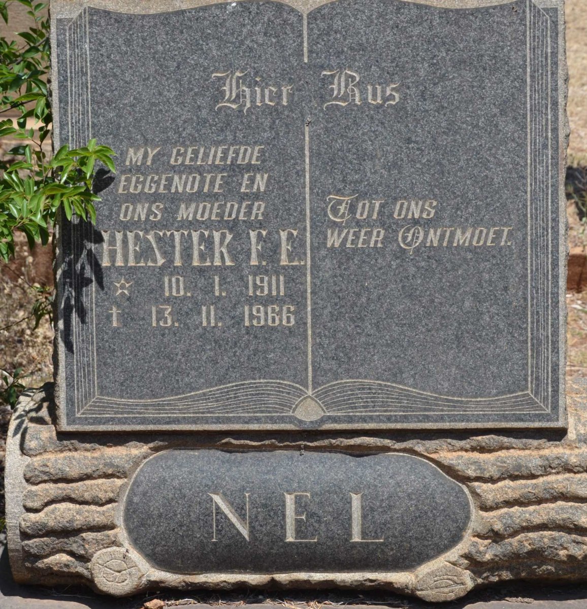 NEL Hester F. E. 1911-1966