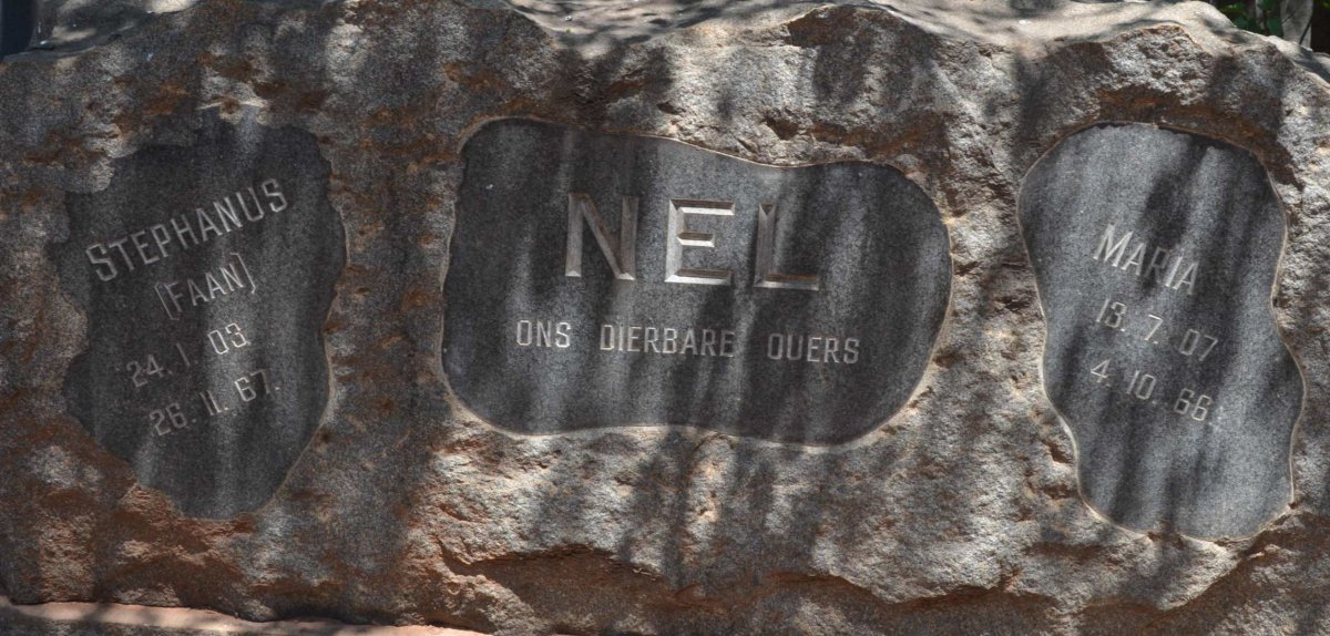 NEL Stephanus 1903-1967 &amp; Maria 1907-1966