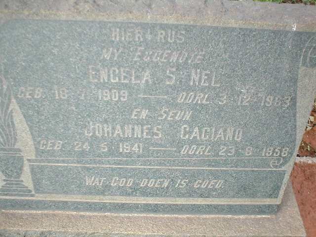 NEL Engela S. 1909-1963 :: NEL  Johannes Gaciano 1941-1958