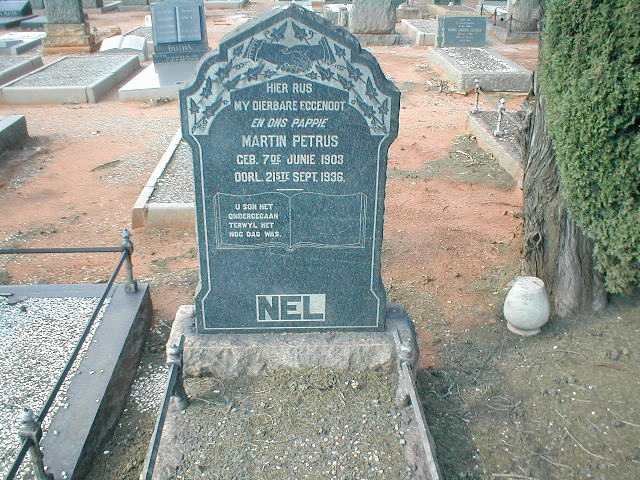 NEL Martin Petrus 1903-1936
