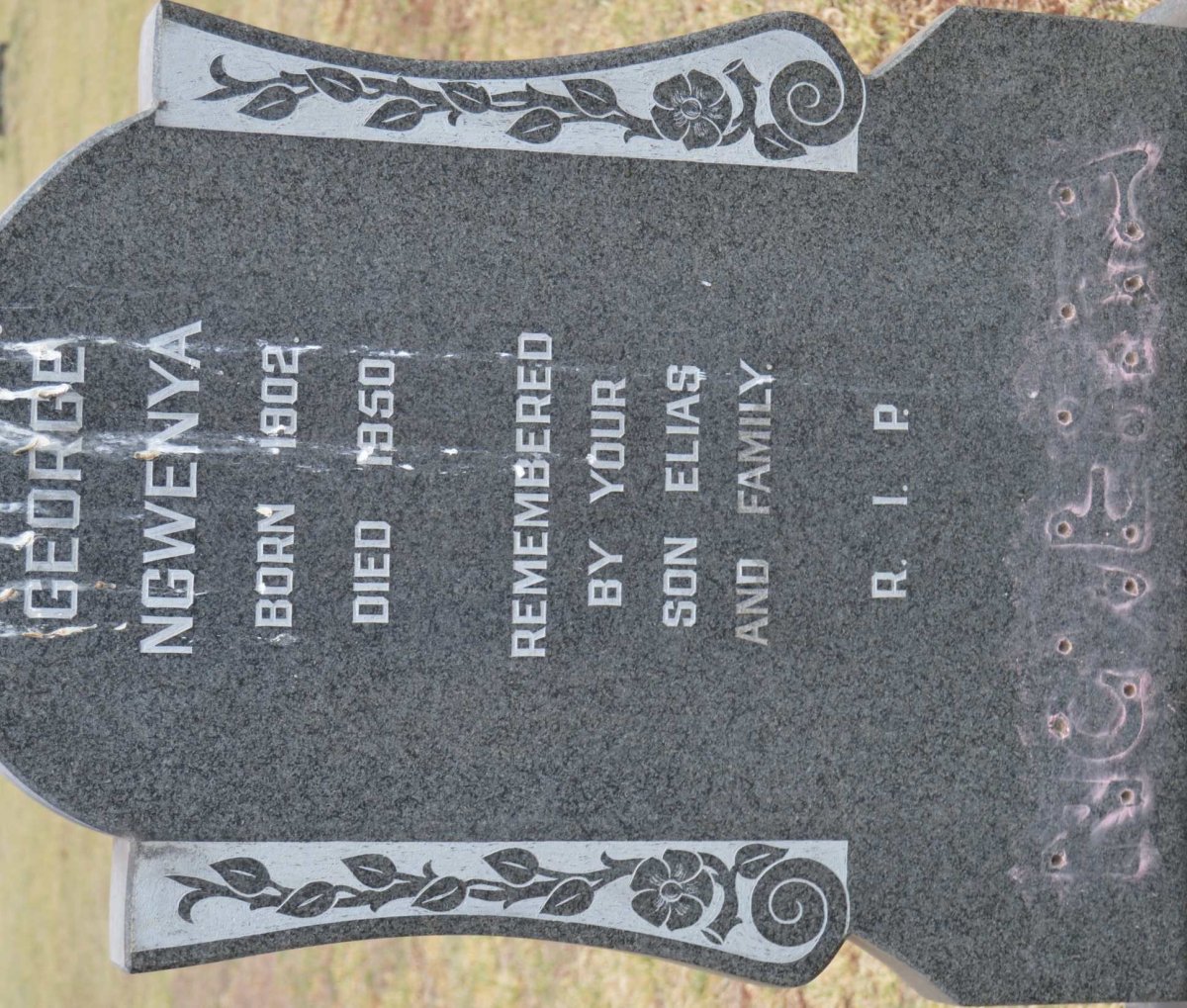NGWENYA George 1902-1950