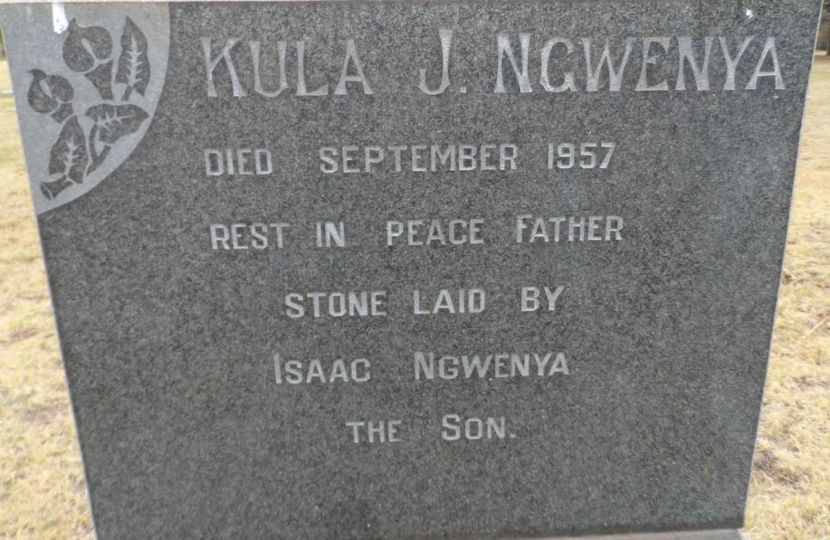 NGWENYA Kula J. -1957