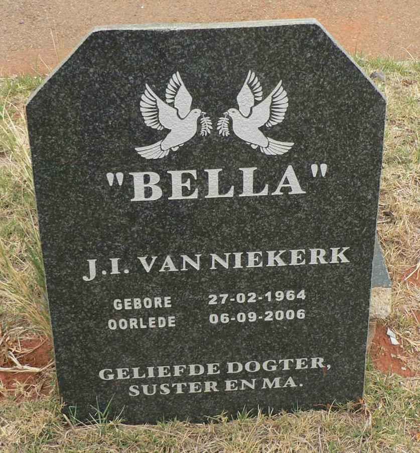 NIEKERK J.I., van 1964-2006