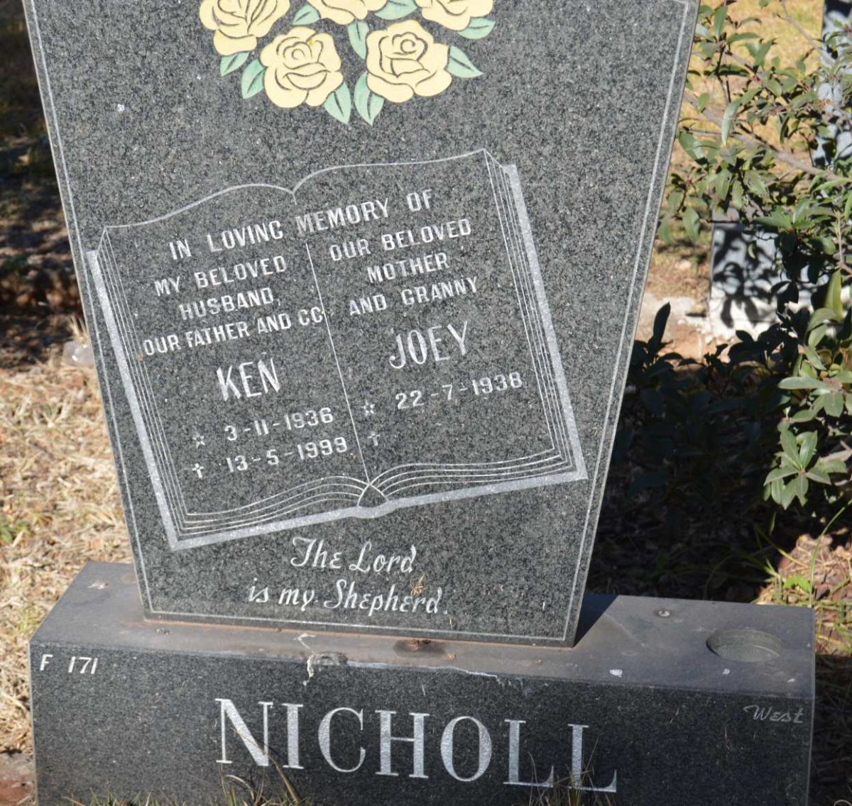 NICHOLL Ken 1936-1999 &amp; Joey 1938-