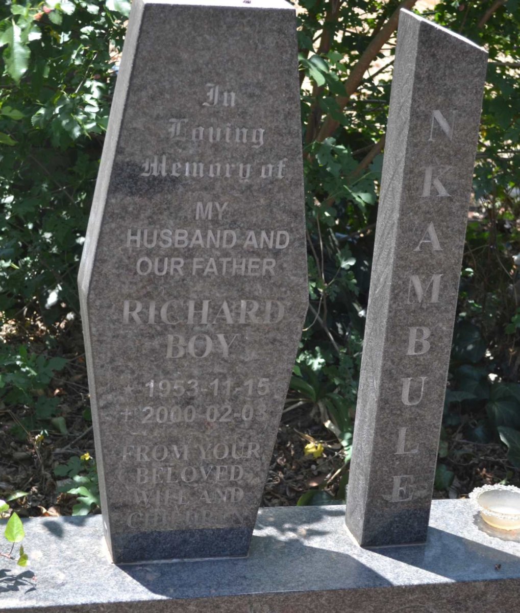 NKAMBULE Richard Boy 1953-2000