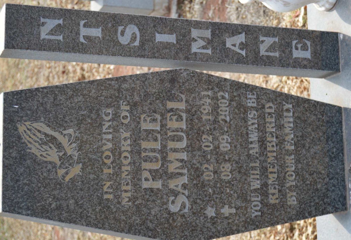 NTSIMANE Paul Samuel 1941-2002
