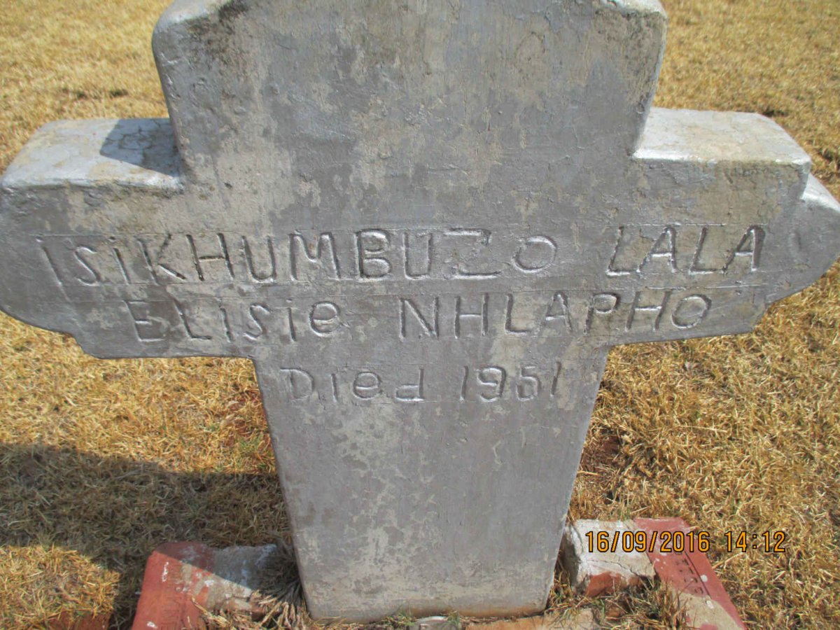 NHLAPHO Elisie -1951