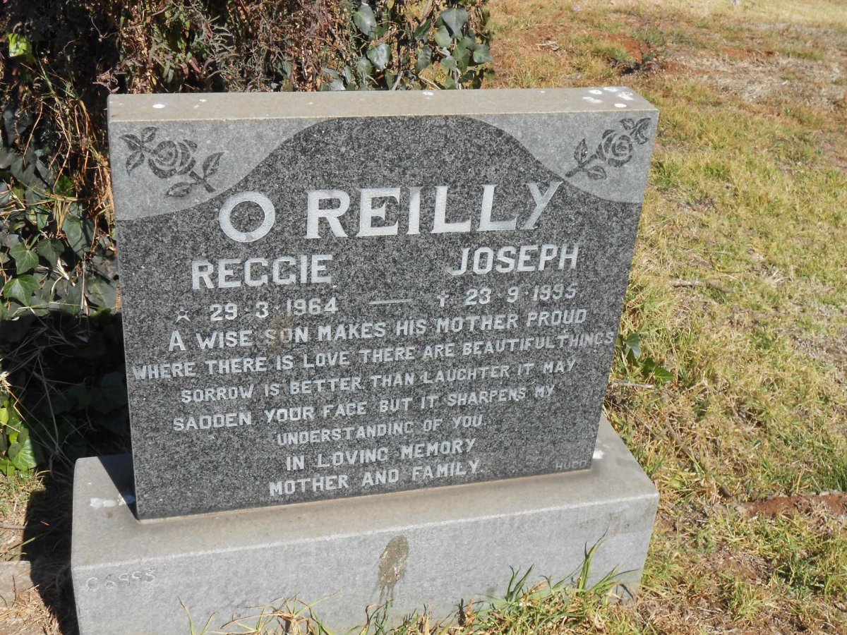 O'REILLY Reggie Joseph 1964-1995