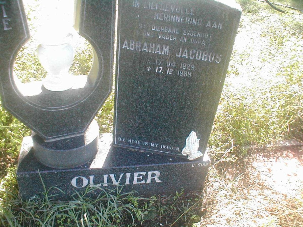 OLIVIER Abraham Jacobus 1929-1989