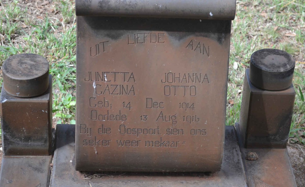 OTTO Junetta Johanna Gazina 1914-1916